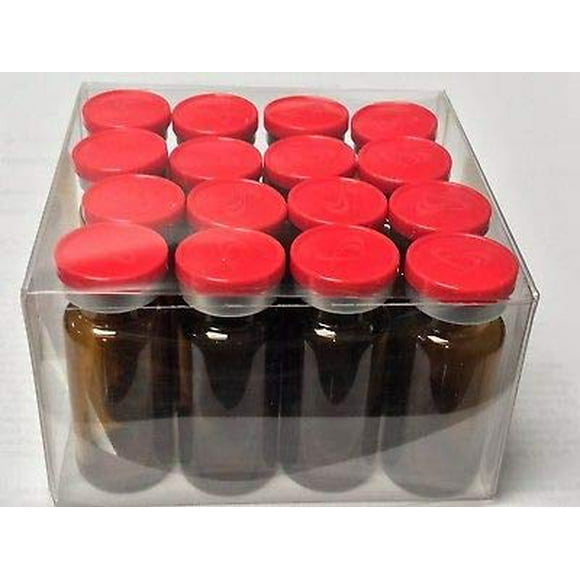 30ml Sterile Amber Vial 25pk Red ACS Pharma 30ml Sterile Amber Vial 25pk Red ACS Pharma